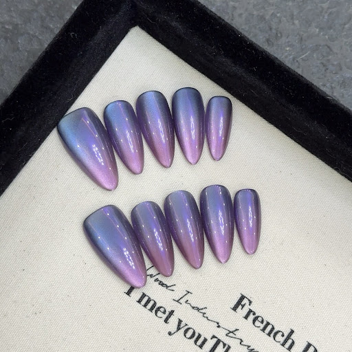 Title 5, Wear Nail Tips Dream Streamer Blue Cat Eyes Ach...