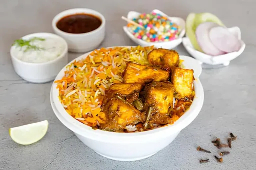 Hyderabadi Paneer Dum Biryani