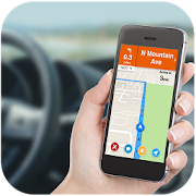GPS Navigation & Traffic Maps Tracker  Icon