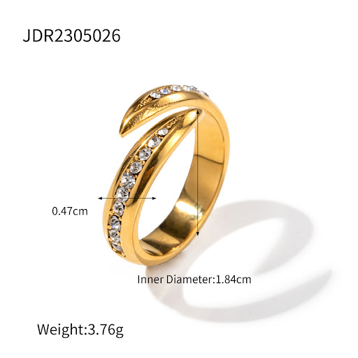 Title 2, Stainless Steel Womens Ring Durable and Stylis...