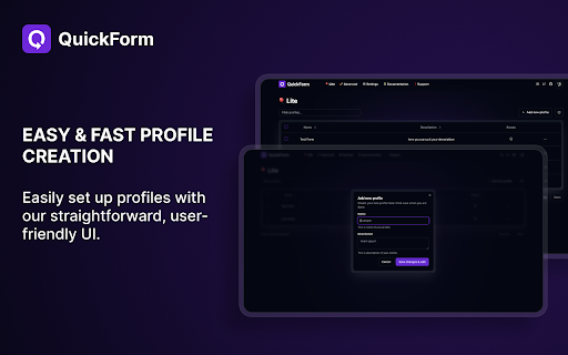 QuickForm - Autofill Forms Quickly