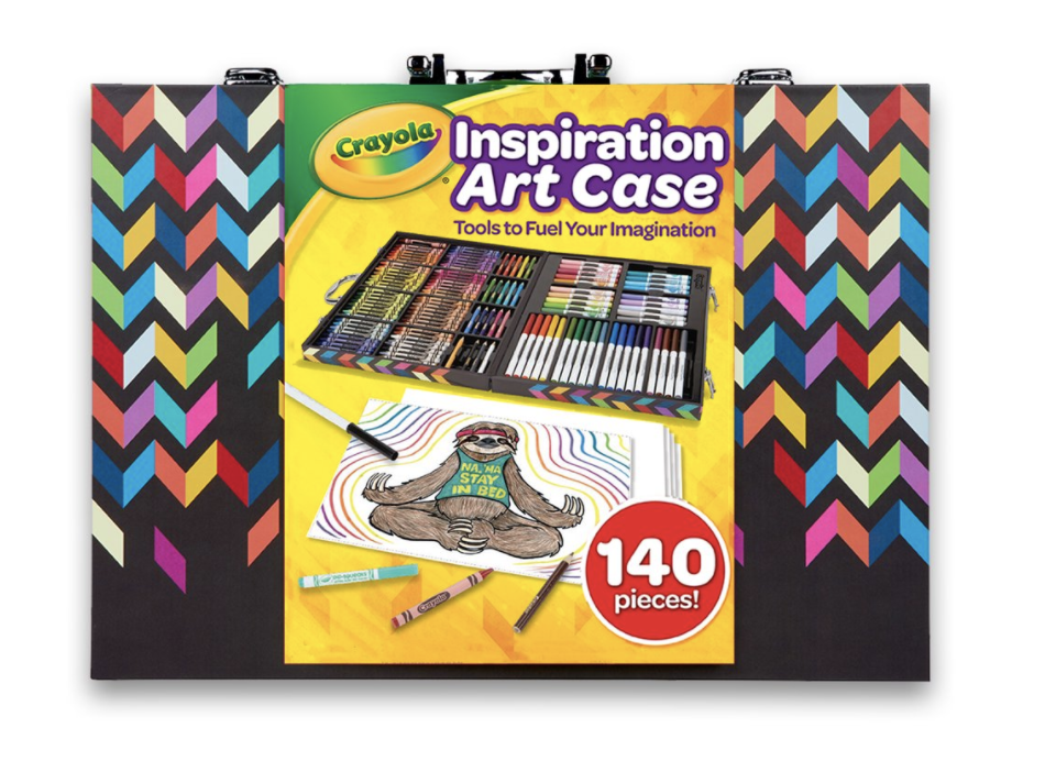 Crayola Inspiration Art Case, 140 Pieces, Assorted Colors, Gifts for Kids 