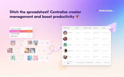 Influencer Analytics by Wednesday Preview 4