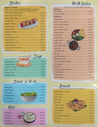 Harish Bakery menu 1