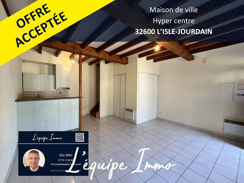 Vente maison 3 pièces 60 m² à L'Isle-Jourdain (32600), 149 000 €