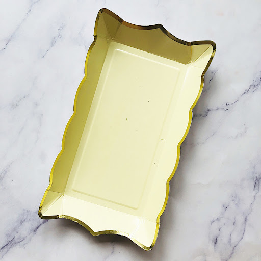Title 4, New Rectangular Paper Plate Disposable Fruit Pl...