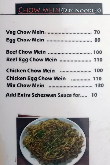 Amdo's Corner Tibetan Foods menu 