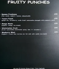 Tesoro Mio menu 1