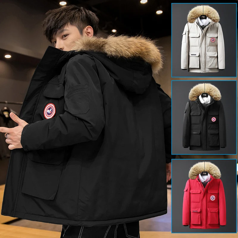 Title 3, Cotton Jacket Mid-length Men Fashion Brands Co...