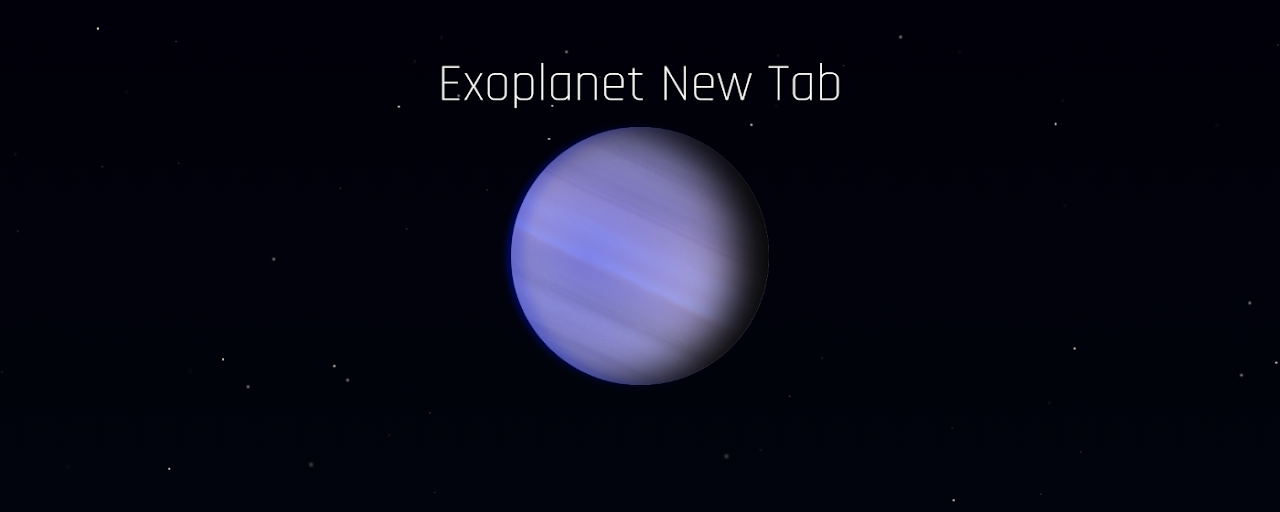 Exoplanet New Tab Preview image 2