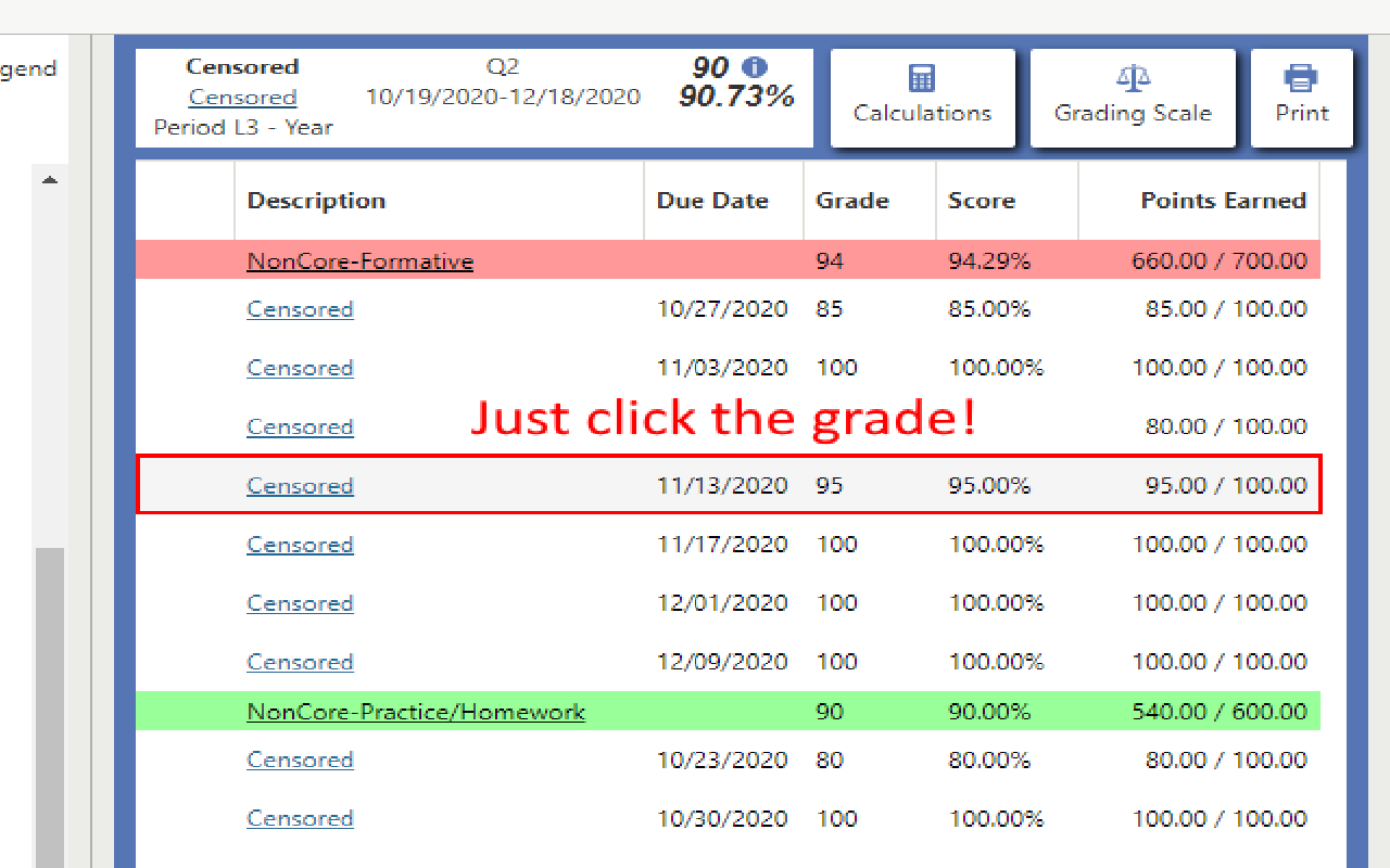 Skyward Grade Calculator Preview image 4