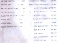 Kolimane Family Dhaba menu 1