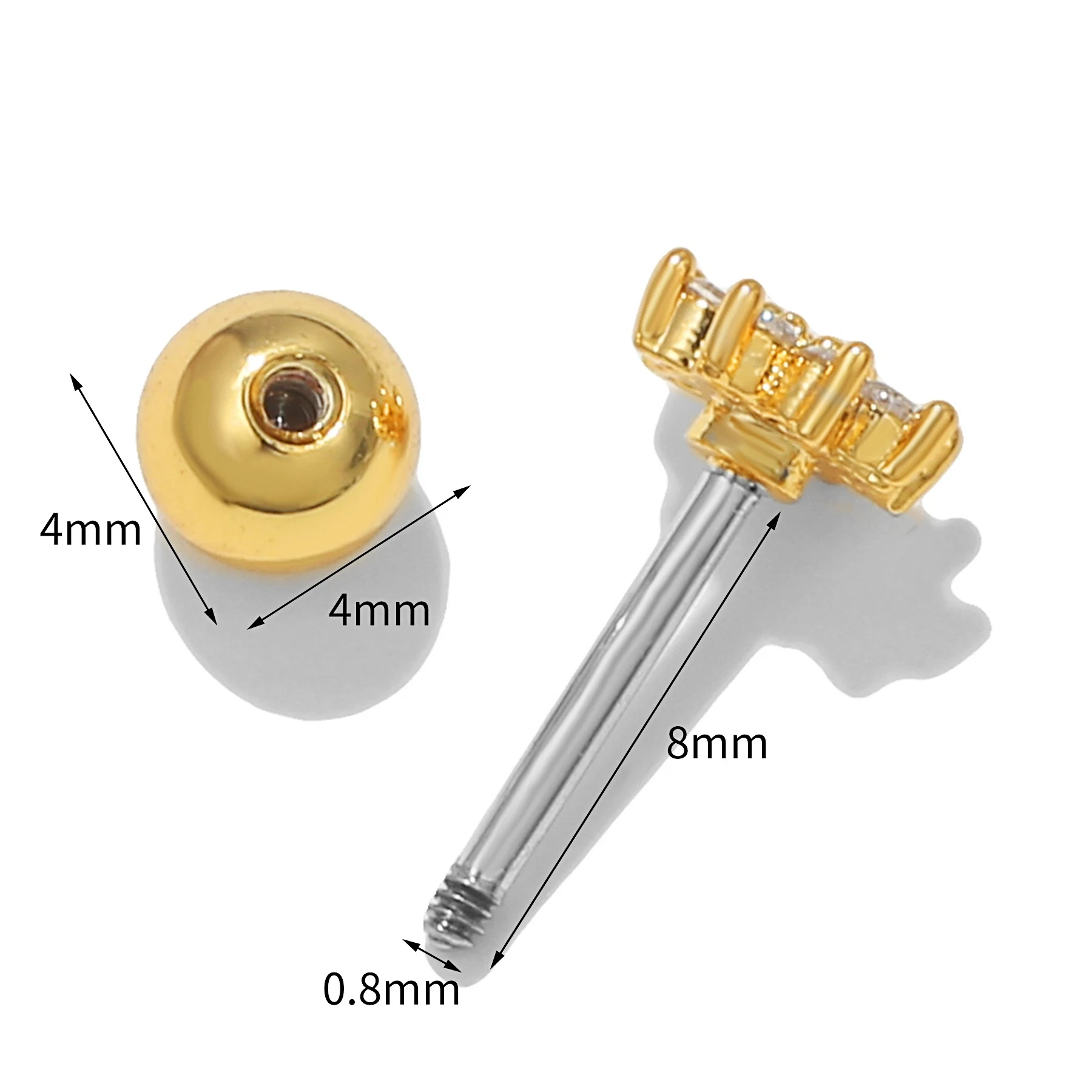 Title 11, Boucles doreilles cartilage pendant étoile lun...