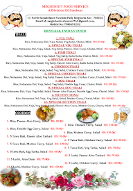 Meghdoot Food Service menu 1