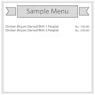 A J Biryani menu 1