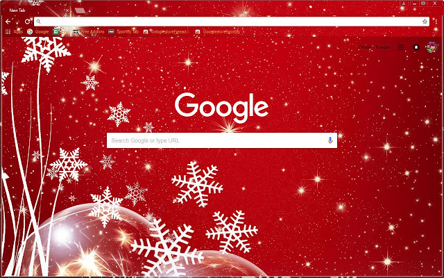 FreeAddon.com - Merry Christmas Theme chrome extension