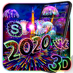 Cover Image of Herunterladen 2020 Fireworks 3D Theme 🎇🎆 1.1.1 APK