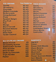 SLV Club Cafe menu 2