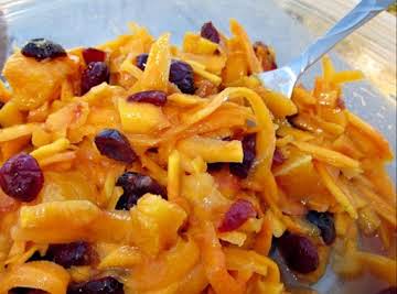 Butternut Squash, Carrot, Apple & Cranberry Salad