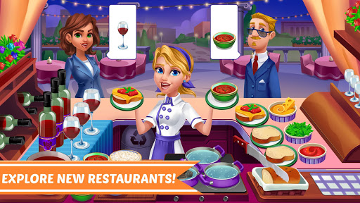 Télécharger Gratuit Jeux de cuisine pour filles Restaurant Craze Fever APK MOD (Astuce) screenshots 4