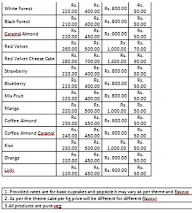 Home Bakery menu 3