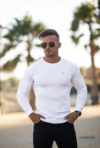 Title 2, Long Sleeve Color Blocking Large Print Round Ne...