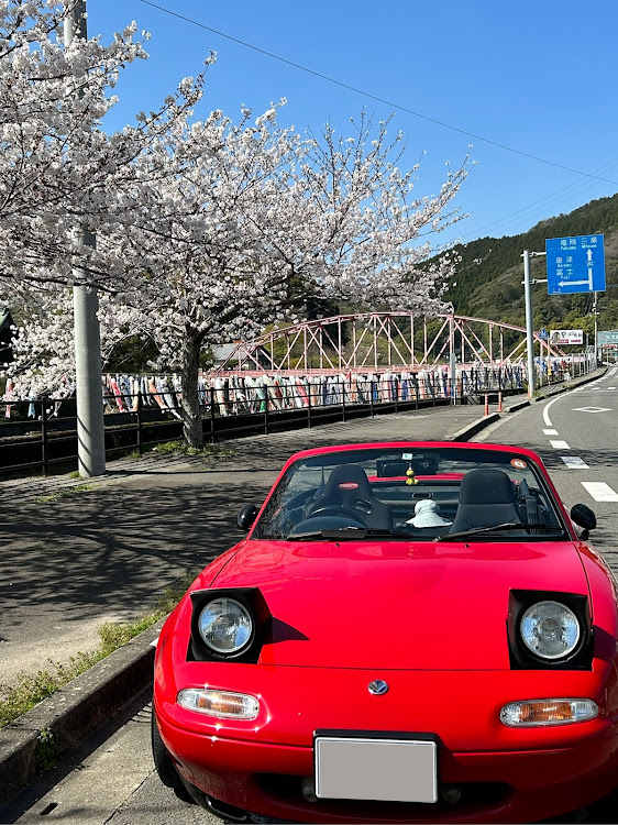 ロードスターのオープンカーのある生活・ロードスター乗りと繋がりたい・桜とコラボ・目指せPickUpCars・エクイップ03に関するカスタム事例の投稿画像2枚目