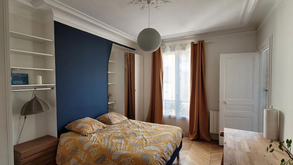 Location meublée chambre 1 pièce 17 m² à Paris 11ème (75011), 500 €