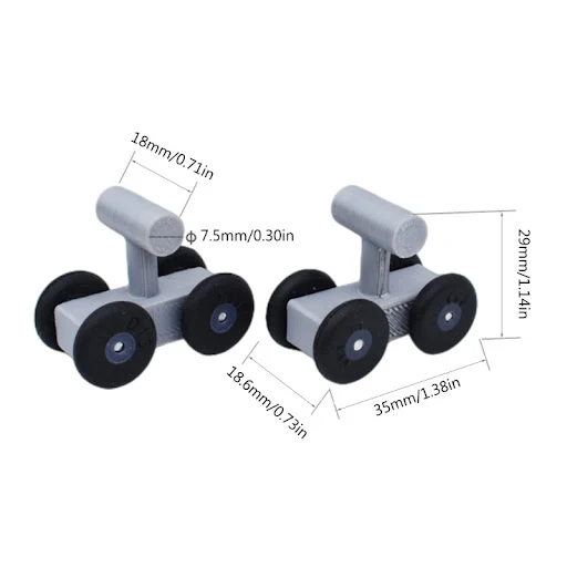 Bird Training Toy Set Mini Roller Skates for Parrots Budgies Cockatiel Skates Toy Training for Parakeet Cockatiel G2AB