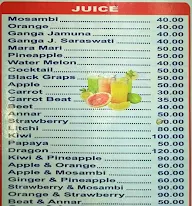 Mahalaxmi Juice Centre menu 1