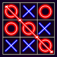 Tic Tac Toe  Neon Free Board Game