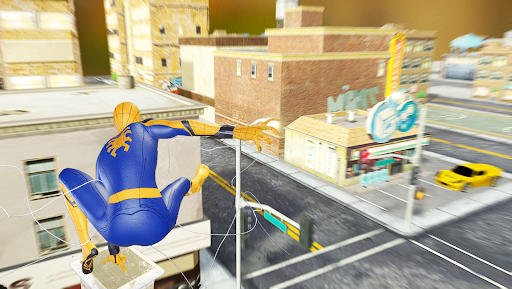 Screenshot Spider rope flying hero