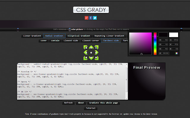 CSS Gradient là một công cụ hữu ích giúp bạn tạo ra các hiệu ứng Gradient phong phú và độc đáo cho bất kỳ trang web nào. Khám phá hình ảnh liên quan để đắm chìm trong màu sắc và sự sáng tạo của CSS Gradient.