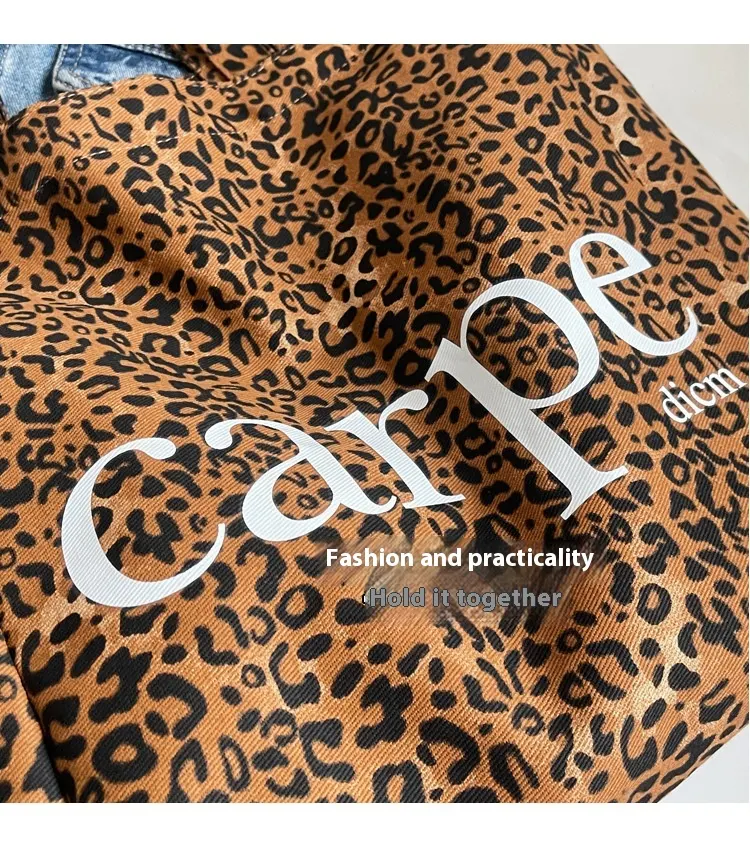 Title 9, Eşsiz tek omuzlu leopar desenli büyük kapasitel...