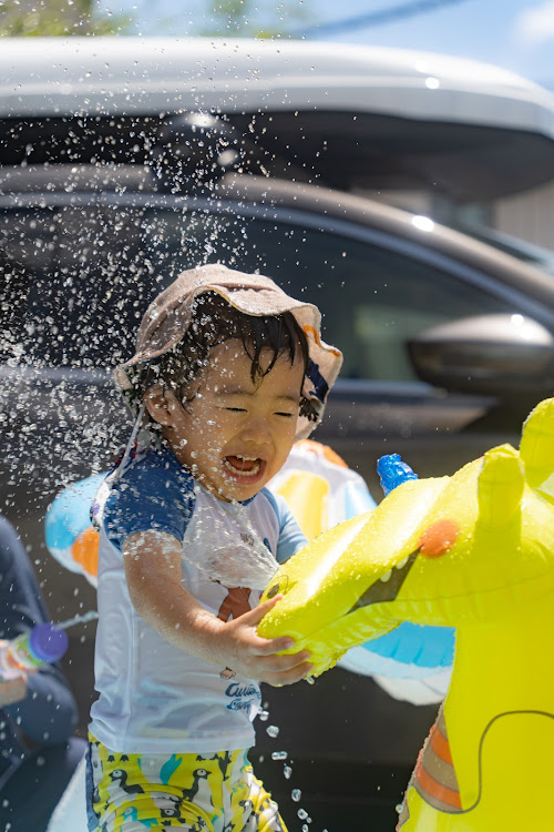 MAZDA3の夏っぽい写真展・駐車場プール・水遊び・お盆休み突入・田んぼに関するカスタム事例の投稿画像16枚目