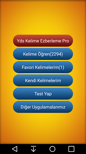 YDS Kelime Ezberleme Programı