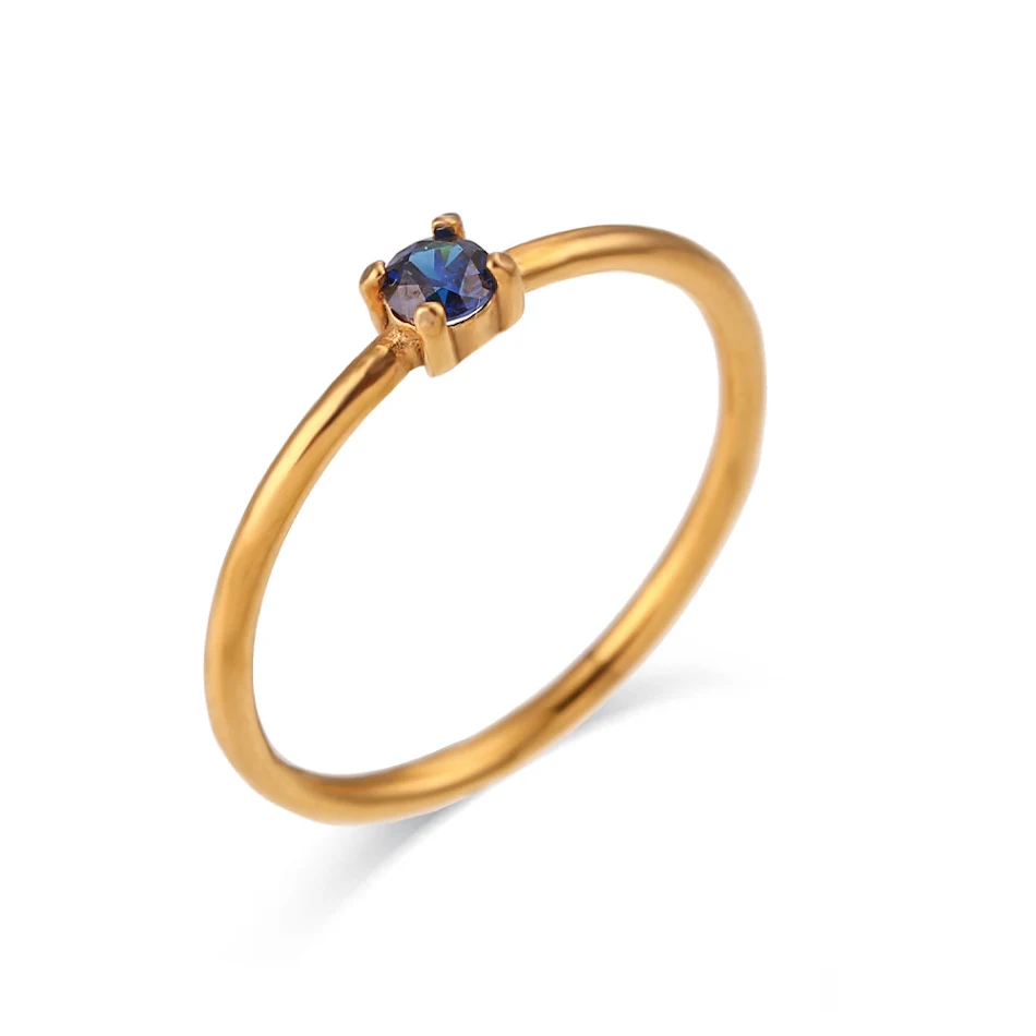 Mode, eenvoudige en lichte luxe verjaardagsring, een stijlvol accessoire om je speciale dag te vieren, ideaal om cadeau te geven.