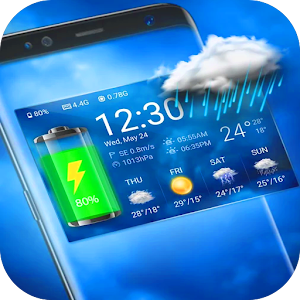 Best Weather Widget & Battery Checker New 2017 1.1 Icon