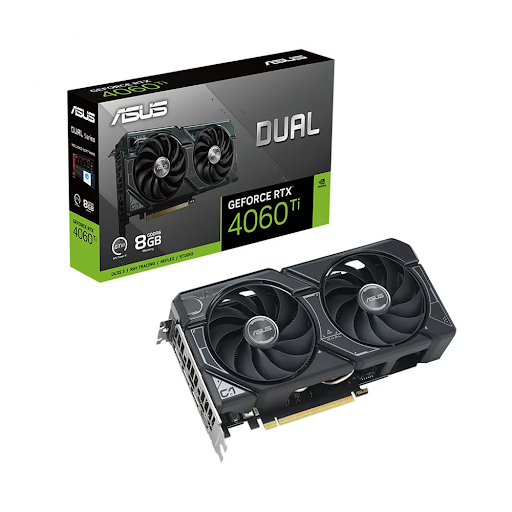 Card màn hình ASUS Dual GeForce RTX 4060 Ti 8GB GDDR6 8GB GDDR6 (90YV0 J41-M0NA00)