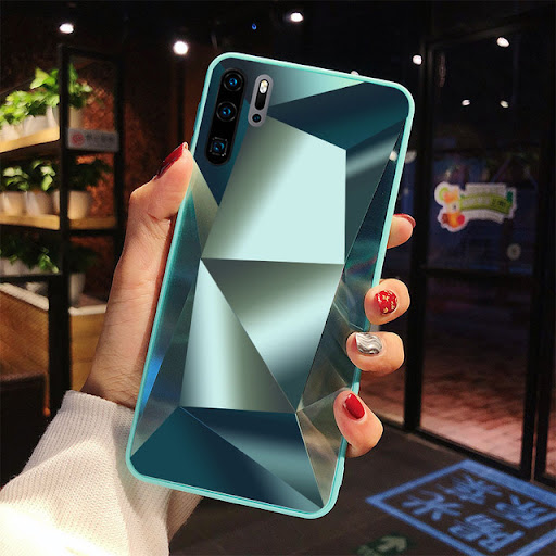 Title 3, Rhombus mirror phone case. Stylish protection w...