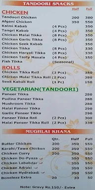 Mini's Royal Cafe menu 1