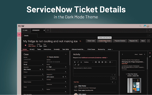 Dark Mode for ServiceNow