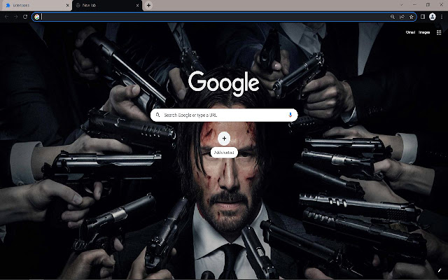 John Wick Browser Theme chrome extension