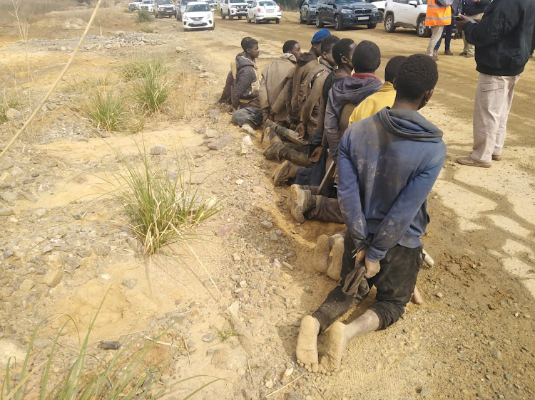 In total, police arrested 42 suspects believed to be illegal miners