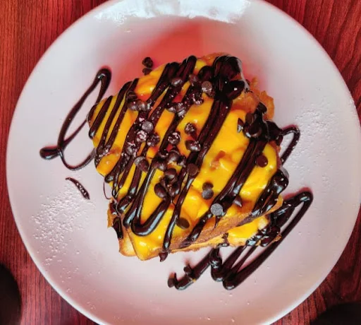 All Rounder Mango Chocolate Waffles