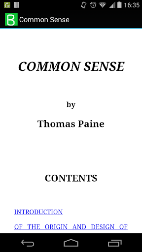 Common Sense by Thomas Paine