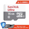 Thẻ Nhớ Sandisk Micro Sdhc 16Gb Ultra Uhs - I 80Mb/S