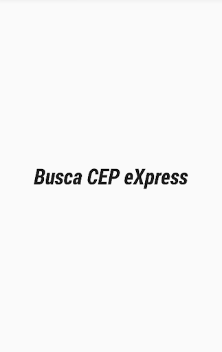 Busca Cep eXpress