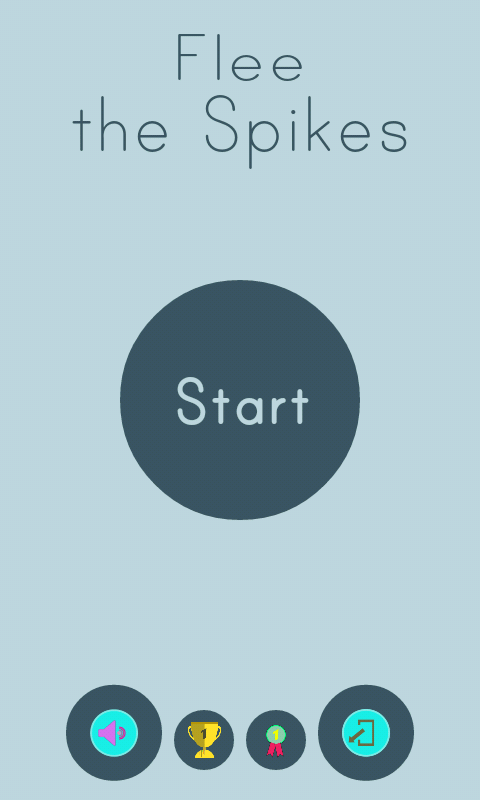 Android application Flee The Spikes screenshort