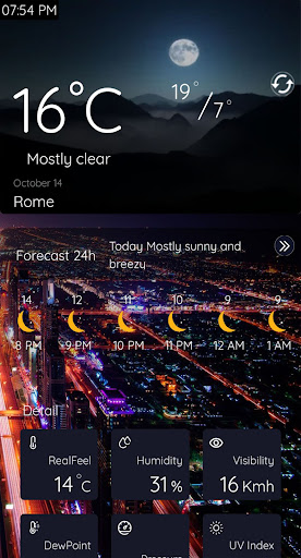 Screenshot Weather Forecast & Live Radar